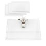 D.RECT Lot de 50 badges nominatifs – 9 cm x 5