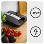 Huslog Toaster Panini Grill 1400W avec Plaques Antiadhésives, Poignée Cool Touch, Voyant Lumineux, Pieds Antidérapants, Compact 