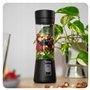 Huslog Blender Portable Sans Fil 180W, 470ml, 6 Lames Inox, Rechargeable USB-C/USB-A, Verrouillage de sécurité, Compact avec Poi