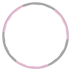 SMJ Sport Hula Hoop Cerceau avec picots de massage | Entraîneur abdominal avec revêtement en mousse | Diamètre 100 cm | Poids 1