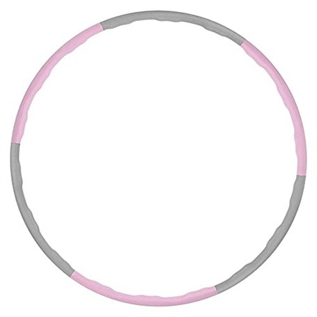 SMJ Sport Hula Hoop Cerceau avec picots de massage | Entraîneur abdominal avec revêtement en mousse | Diamètre 100 cm | Poids 1