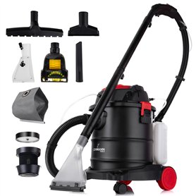LEHMANN Ultrawash Aspirateur de Lavage 4 en 1 | Aspirateur pour Tapis et Meubles rembourrés | Aspirateur sans Sac avec réservoir
