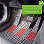 moto-MOLTICO Tapis de Voiture - 5 pièces - Tapis de Sol antidérapant pour Automobile - 100% Caoutchouc - Adapte pour: Renault Sc