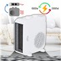 Adler AD 7725w Ventilateur thermique, 2000 W, chauffage avec thermostat, chauffage soufflant avec deux niveaux de puissance, cha