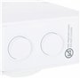 Adler AD 7725w Ventilateur thermique, 2000 W, chauffage avec thermostat, chauffage soufflant avec deux niveaux de puissance, cha