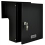 Boîte aux lettres encastrable - Noir mat - C4 190-260 mm - 3 clés - RAL