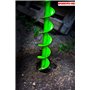 WERHE foreuse professionnelle pour forage de terre 350 mm foreuse de puits à double pieu pointe de forage robuste, avec un diamè