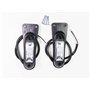 Lot de 2 feux de gabarit à LED - À accrocher - 12 à 24 V - 3 couleurs : blanc, rouge, orange - Pour les remorques de voitures et