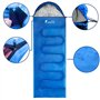 SEVERNO Sac de couchage d'été 210 x 75 cm – Sac de couchage sarcophage léger, 950 g, hypoallergénique et à séchage rapide, avec 