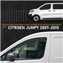 HEKO - Compatibles avec Citroen Jumpy 2007-2015 Déflecteurs de Vitres Latérales ; Déflecteurs Latéraux ; Avant ; Deux Pièces ; D