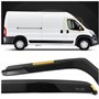 HEKO - Compatibles avec Peugeot Boxer 2006+ Déflecteurs de Vitres Latérales ; Déflecteurs Latéraux ; Avant ; Deux Pièces ; Défle