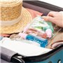 Retoo Lot de bouteilles de voyage, cosmétiques, vides, accessoires de voyage en avion, bouteilles en plastique à remplir pour li