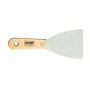 HARDY Spatules de Peinture en Acier Inoxydable de Haute Qualité Pour Colle de Gypse Lissage des Bords Jeu de 4 Spatules de Préci