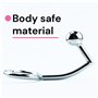 Crochet anal Plug Anal Acier Inoxydable 17cm Boule Anale ⌀3cm Cercle ⌀4.8cm Sex Toys Homme et Plugs Anals bdsm Prostate Homme Se
