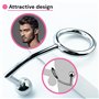 Crochet anal Plug Anal Acier Inoxydable 17cm Boule Anale ⌀3cm Cercle ⌀4.8cm Sex Toys Homme et Plugs Anals bdsm Prostate Homme Se