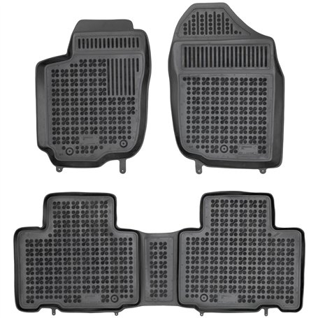 MOTOS Tapis de voiture en caoutchouc pour Toyota RAV4 IV 2015-2018 Améliorez votre confort de voyage avec le tapis antidérapant
