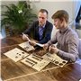 WOODEN.CITY Puzzles 3D en Bois pour Adultes - Puzzle Adulte Maquette en Bois À Construire DIY - Loisirs D'horloge pour Adultes H