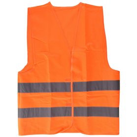 VOREL 74660-Gilet de sécurité Orange Taille L