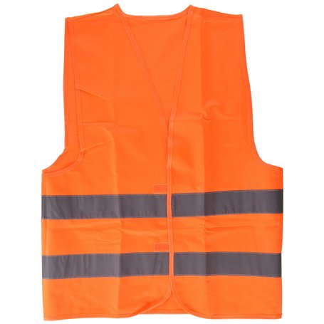 VOREL 74660-Gilet de sécurité Orange Taille L