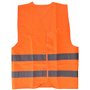 VOREL 74660-Gilet de sécurité Orange Taille L