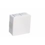 ViPlast 7717 002-01 Boîte de dérivation en saillie pour pièces humides 78 x 78 x 31 mm (intérieur) avec raccord en caoutchouc sa