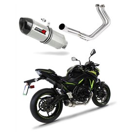 DOMINATOR Ligne complète d'échappement Collecteur Silencieux HP1 compatible avec Z650 2017-2023