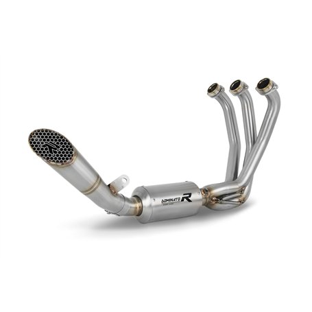 DOMINATOR Ligne complète d'échappement Collecteur Silencieux GP3 compatible avec MT 09 2021-2022 Low Level EX