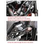 DOMINATOR Ligne complète d'échappement Collecteur Silencieux GP3 compatible avec MT 09 2021-2022 Low Level EX