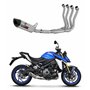 DOMINATOR Ligne complète d'échappement Collecteur Silencieux HP8 compatible avec GSX - S 1000/1000 GT / 950 2021-2023