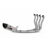 DOMINATOR Ligne complète d'échappement Collecteur Silencieux HP8 compatible avec GSX - S 1000/1000 GT / 950 2021-2023