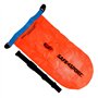 SAFE4SPORT PerfectSwimmer - bouée de sécurité Gonflable pour la Natation - bouée de Natation avec Une Poche pour Les Choses 20L