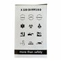 Oxyline 10x FFP3 X320 SV RD Masque de protection respiratoire demi-masque masque anti-poussière masque respiratoire masque de pr