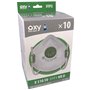 Oxyline 10x X310SV FFP3 NR D demi-masque respiratoire anti-poussière jetable avec valve