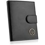 BETLEWSKI® Porte-Monnaie pour Homme en Cuir véritable RFID Porte-Monnaie spacieux pour Homme
