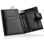 BETLEWSKI® Porte-Monnaie pour Homme en Cuir véritable RFID Porte-Monnaie spacieux pour Homme, boîte Cadeau Incluse | Porte-Monna