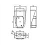 Éclairage de contour avec support LED Blanc 1 lot = 2 pièces Pour remorque/camion/véhicule utilitaire/caravane/trailer