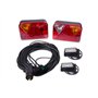 UNITRAILER Feux Arriere Remorque - Kit Eclairage Remorque 7 Broches - Feu DPT 35 pour éclairage 12V et 24V - Câble 7 m à 7 Broch