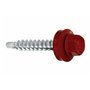 Wkret-Met RAL3011 Lot de 200 vis à tôle 4