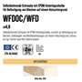Wkret-Met RAL3011 Lot de 200 vis à tôle 4,8 x 70 mm pour support en bois (Marron/rouge)