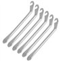 CLISPEED Ensemble De 6 Démonte-pneus en Acier Outils De Réparation De Vélo Design Incurvé pour Équipement De Cyclisme