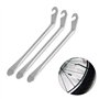 CLISPEED Ensemble De 6 Démonte-pneus en Acier Outils De Réparation De Vélo Design Incurvé pour Équipement De Cyclisme