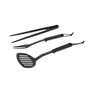 Cadac BBQ Set of 3 - Plastique - Pinces et spatules - Accessoires pour grillades - Noir - Barbecue
