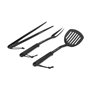 Cadac BBQ Set of 3 - Plastique - Pinces et spatules - Accessoires pour grillades - Noir - Barbecue