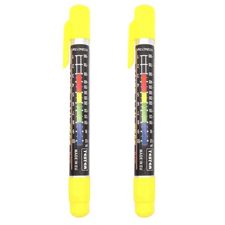 Toolvvik Lot de 2 appareils de mesure d'épaisseur pour voiture avec pointe magnétique et graduation