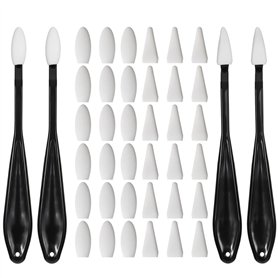 Ohulelks Outils de Mélange de L'Artiste avec des Souches et 40 Lingettes Éponges pour Le Dessin