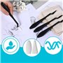 Ohulelks Outils de Mélange de L'Artiste avec des Souches et 40 Lingettes Éponges pour Le Dessin, Parfaite pour Les Techniques de