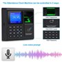 Iyalezirk Contrôle d'accès biométrique RFID Clavier RFID de Dactilar USB Horloge de temps électronique