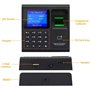 Iyalezirk Contrôle d'accès biométrique RFID Clavier RFID de Dactilar USB Horloge de temps électronique