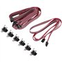 Pesfehhy 6 PièCes SéRies Mini Interrupteurs de Fin de Course avec Câble 1M à 3 Broches pour 3018-PROVer / 3018-MX3 / 3018-PROVer