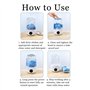 Fangxuee Lave-Linge de sous-Vêtements Ye02 Rechargeable sans, Mini Machine à Laver, Gobelet à Linge pour Soutiens-Gorge, sous-Vê